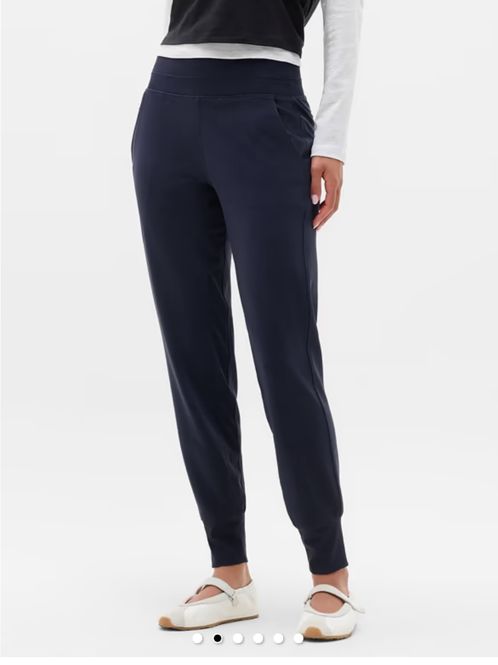 Athleta Navy Venice high rise Joggers